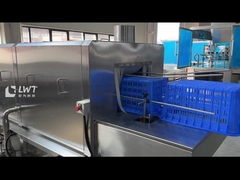 Waschmaschine mit Umsatzkasten-Palletsprühreiniger