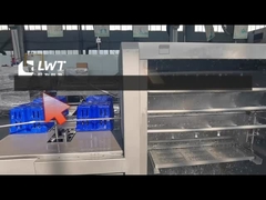 High Spray Waschreinigungsmaschine für Plastik Umsatz Korb Behälter Ei Behälter Kiste Waschmaschine Tunnel