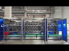 Vielseitige Füllmaschine mit flüssigem Waschmittel für verschiedene Flaschengrößen