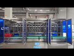 2600BPH Abwasserstoff-Füllproduktionslinien Flüssigkeitsfüllmaschine