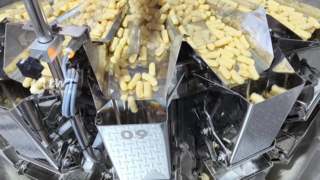 Produktionslinie für Pommes-Frites-Füllung