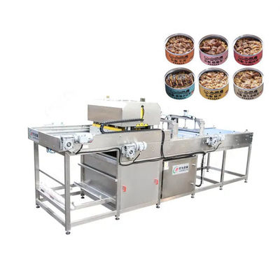 Tonfischkonserven, Meeresstern, Sardinenfisch-Produktionslinie, Maschine in Dosen
