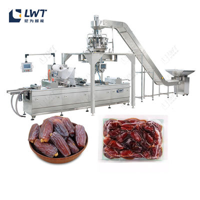 Automatische Date-Produktionslinie Date-Stretchfilm-Vakuumverpackungsmaschine