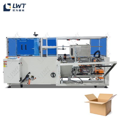 Leadworld Ende der Linie Verpacken Automatisch  Vollautomatische Kartonaufrichtermaschine für Wellpappe-Weinkartons
