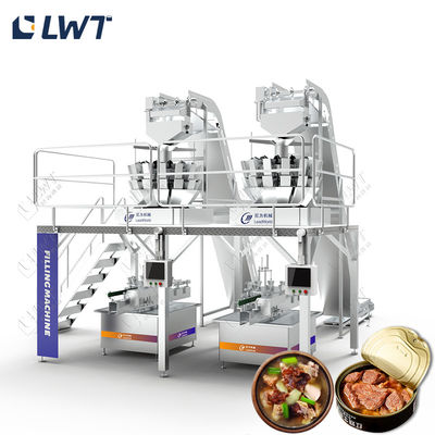 220v/380v vollautomatische Produktion von Hühnerkonserven