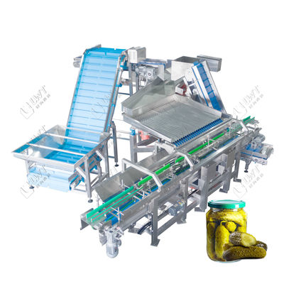 LWT Automatische Vibrations-Abfüllmaschine für Gurken-Konserven in Glas- und Blechdosen