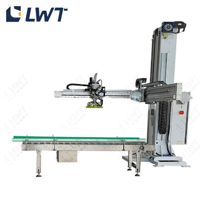 Automatische Kistenpalettiermaschine | Einspaltiger Palettierer | LWT